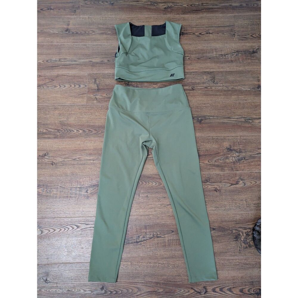 Forme Power+ Bra Sculpt+ Legging Set XL Green Posture Correcting Activewear Set